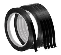 PATIKIL Whiteboard Tape 8mm X 66m, 5 Pack Thin Dry Erase Tape for Graphic Chart Marking DIY Art, Black