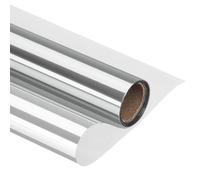 PATIKIL Window Privacy Film One Way 60cm x 2m, Sun Blocking Reflective Window Film Daytime Privacy Static Cling Heat Control Mirror Glass Tint for Home Office Door, Silver
