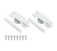 PATIKIL Window Sash Locks, 2pack Zinc Alloy Cam Action Window Locks with Keeper Diecast Window Latches Replacement for Vertical & Horizontal Sliding Windows Security (Side Hole)