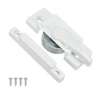 PATIKIL Window Sash Locks Zinc Alloy Cam Action Window Locks with Keeper Diecast Window Latches Replacement for Vertical & Horizontal Sliding Windows Security (Middle Hole)