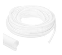 PATIKIL Window Weather Stripping Door Seal, 3/8" Wide Bulb Bubble Kerf Mount Silicone Rubber Weatherstrip Seal for Door Frame Window (10 M/33 Ft, White)