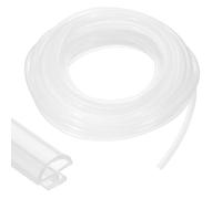 PATIKIL Window Weather Stripping Door Seal, 5/16" Wide Bulb Bubble Silicone Weatherstrip Seal for 5/32" Slot Door Frame Window (10 M/33 Ft, Clear)