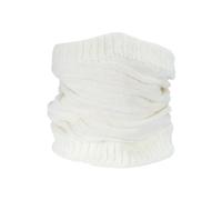 PATIKIL Winter Neck Warmer, Cold Weather Face Cover Men Knitted Fleece Neck Gaiter Women Ski Scarf, White
