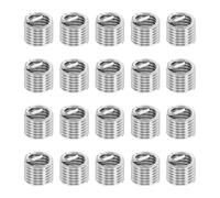 PATIKIL Wire Thread Inserts 3/8-16 UNC 1.5D 14.2mm, 20Pcs 304 Stainless Steel Helical Coiled Wire Screw Threaded Sleeve Sheath for Mechanical Equipment Automotive Repairs