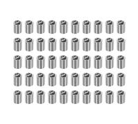 PATIKIL Wire Thread Inserts M5x0.8 Metric 2.5D 12.5mm, 50Pcs 304 Stainless Steel Helical Coiled Wire Screw Threaded Sleeve Sheath for Mechanical Equipment Automotive Repairs