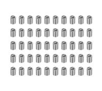 PATIKIL Wire Thread Inserts M6x1 Metric 2.5D 15mm, 50Pcs 304 Stainless Steel Helical Coiled Wire Screw Threaded Sleeve Sheath for Mechanical Equipment Automotive Repairs