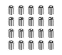 PATIKIL Wire Thread Inserts M8x1.25 Metric 2.5D 20mm, 20Pcs 304 Stainless Steel Helical Coiled Wire Screw Threaded Sleeve Sheath for Mechanical Equipment Automotive Repairs
