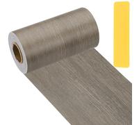 PATIKIL Wood Grain Repair Tape 10cm x 33ft, Self Adhesive Realistic Textured Repair Patch Peel and Stick Wood Tape with Scraper for Floor Door Window Furniture Table Gray Oak