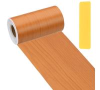 PATIKIL Wood Grain Repair Tape 10cm x 33ft, Self Adhesive Realistic Textured Repair Patch Peel and Stick Wood Tape with Scraper for Floor Door Window Furniture Table Red Cherry