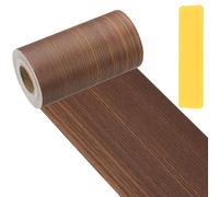 PATIKIL Wood Grain Repair Tape 10cm x 33ft, Self Adhesive Realistic Textured Repair Patch Peel and Stick Wood Tape with Scraper for Floor Door Window Furniture Table Teak