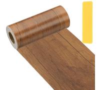 PATIKIL Wood Grain Repair Tape 12cm x 33ft, Self Adhesive Realistic Textured Repair Patch Peel and Stick Tape with Scraper for Floor Door Window Furniture Table Dark Brown Wood