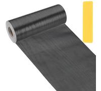 PATIKIL Wood Grain Repair Tape 15cm x 33ft, Self Adhesive Realistic Textured Repair Patch Peel and Stick Tape with Scraper for Floor Door Window Furniture Table Black Wood Grain