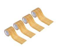 PATIKIL Wood Grain Repair Tape 2.2" X15', 4 Pack Self Adhesive Realistic Textured Repair Tape Patch for Floor Door Table Cabinets Desk, Natural Oak