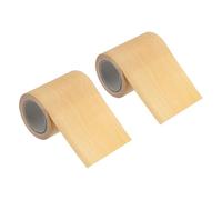 PATIKIL Wood Grain Repair Tape 2.2" x15ft,2 Pcs Self Adhesive Realistic Textured Repair Tape Patch for Floor Door Table Cabinets Desk,Yellow Maple