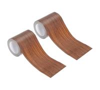 PATIKIL Wood Grain Repair Tape 3.15" X30', Self Adhesive Realistic Textured Repair Tape Patch for Floor Door Table Cabinets Desk, Dark Brown Oak
