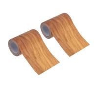 PATIKIL Wood Grain Repair Tape 3" x15ft,2 Pcs Self Adhesive Realistic Textured Repair Tape Patch for Floor Door Table Cabinets Desk,Wheat Maple