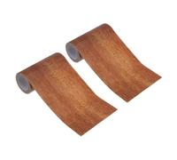 PATIKIL Wood Grain Repair Tape 4" x15ft,2 Pcs Self Adhesive Realistic Textured Repair Tape Patch for Floor Door Table Cabinets Desk,Mahogany