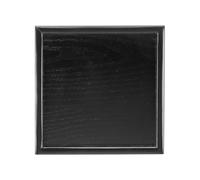 PATIKIL Wooden Serving Tray Square Wood Serving Tray Decorative Platter, 8.7x8.7 Inch Fit for Home Decor Kitchen Coffee Table Candle Holder, (Black)