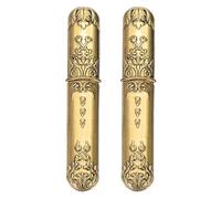 PATIKIL Wooden Sewing Needle Storage Holder, 3 Pcs Portable Embroidery Needle Pin Toothpick Storage Tube Case Box for Hand Craft Knitting, Dark Brown Style 18