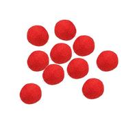 PATIKIL Wool Felt Balls Beads Wool Felting Pom 2cm 20mm Red for Home Crafts Handcrafts Project DIY Pack of 10