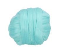 PATIKIL Wool Roving Yarn, 100G/3.53OZ Soft Felting Wool Pure Chunky Roving Yarn Bulk for Needle Felting Knitting Blanket Spinning Weaving DIY Craft, Sky Blue