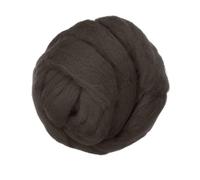 PATIKIL Wool Roving Yarn, 80G/2.82OZ Soft Felting Wool Pure Chunky Roving Yarn Bulk for Needle Felting Knitting Blanket Spinning Weaving DIY Craft, Dark Gray