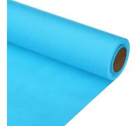 PATIKIL Wrapping Paper, 15"x315"(26') Bulletin Board Paper Roll Kraft Paper Roll Construction 80GSM for Shipping Packing Gift Wrapping Craft Flower Bouquet Christmas, Light Blue
