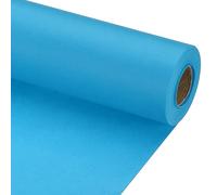 PATIKIL Wrapping Paper, 20" x 600"(49') 70 GSM Craft Paper Roll Kraft Packing Paper for Poster Bulletin Board, Gift Wrapping, Light Blue