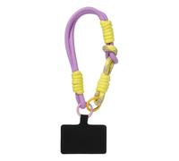 PATIKIL Wrist Strap, Universal Wrist Lanyard Strap Wristlet Charm Anti Theft Cell Phone Lanyard with Tether Tab, Purple Yellow