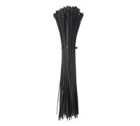PATIKIL Zip Ties 10 Inch, 200Pcs Self-Locking Nylon Wire Cable Ties Multi-Purpose Cable Management Tensile Strength 22 Pound for Home Office Garden Workshop, Black (250x2.7mm)