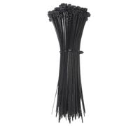 PATIKIL Zip Ties 5 Inch, 1000Pcs Self-Locking Nylon Wire Cable Ties Multi-Purpose Cable Management Tensile Strength 11 Pound for Home Office Garden Workshop, Black (120x1.8mm)