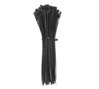 PATIKIL Zip Ties 6 Inch, 500Pcs Self-Locking Nylon Wire Cable Ties Multi-Purpose Cable Management Tensile Strength 22 Pound for Home Office Garden Workshop, Black (155x2.7mm)