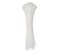 PATIKIL Zip Ties 8 Inch, 500Pcs Self-Locking Nylon Wire Cable Ties Multi-Purpose Cable Management Tensile Strength 11 Pound for Home Office Garden Workshop, White (200x1.9mm)