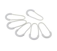 PATIKIL Zipper Pulls Extension Handle Cord, 10 Pack Finger Use Plastic U-Shape Tab Tag Extender for Luggage Backpacks, Grey