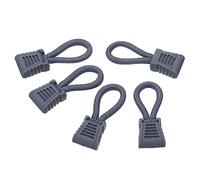 PATIKIL Zipper Pulls Replacement, 10 Pack Extension Cord Handle Fix Tab Tag Extender Fixer for Luggage Backpacks Jackets, Grey