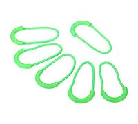 PATIKIL Zipper Pulls Replacement, 15 Pack Extension Cord Handle Plastic U-Shape Tab Tag Extender for Luggage Backpacks, Jackets, Handbags Green