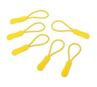 PATIKIL Zipper Pulls Replacement, 30 Pack Extension Cord Handle Fix Tab Tag Extender Fixer Puller for Luggage Backpacks Jackets, Yellow