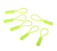 PATIKIL Zipper Pulls Replacement, 30 Pack Extension Cord Handle Fix Tab Tag Extender Fixer Puller for Luggage Backpacks Jackets, Fluorescent Yellow