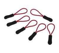 PATIKIL Zipper Pulls Replacement, 30 Pack Extension Cord Handle Fix Tab Tag Extender Fixer Puller for Luggage Backpacks Jackets, Black，Red