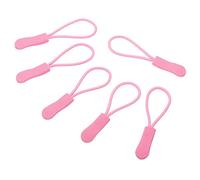 PATIKIL Zipper Pulls Replacement, 30 Pack Extension Cord Handle Fix Tab Tag Extender Fixer Puller for Luggage Backpacks Jackets, Pink