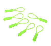 PATIKIL Zipper Pulls Replacement, 30 Pack Extension Cord Handle Fix Tab Tag Extender Fixer Puller for Luggage Backpacks Jackets, Fluorescent Green