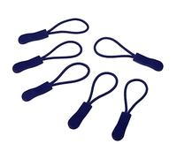 PATIKIL Zipper Pulls Replacement, 30 Pack Extension Cord Handle Fix Tab Tag Extender Fixer Puller for Luggage Backpacks Jackets, Navy Blue