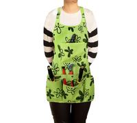 PATILWON Gardening Aprons Garden Apron with Pockets for Women Garden Belt Gifts for Gardener, Waterproof Wear-resistant Tool Apron (Green)