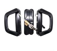 Patina Sliding Door Handle Set with Keys, Replacement Lock and Handle for Patio Doors, Zinc Alloy Construction, Secure Locking Mechan(Unilateral)