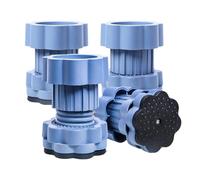 Patins Anti-vibration Pour Lave-linge, Pieds Amortisseurs Antidérapants Universal, Support Réhausseur Machine À Laver, Lot De 4 Coussinets Silencieux, Socle Stable Řéfrigérateur Sécheuse