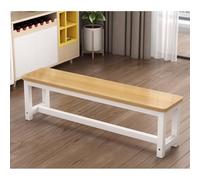 Patio Bench with Cast Iron & Hardwood Slish Shoe Changing Seat for Home Gym & Mall White & Light Walnut 59"x13.8"x17.7" - t Outdoor Fur