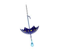 Patio Bird Feeder Tree Branch Railing Display, Metal Umbrella Tray, Iron Hook Chain, Feed Water Station, Garden Umbrella Bird Feeder Metal Tray Garden Patio Balcony Yard Feed Water Decorative Iron