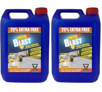 Patio Blast Cleaner Fluid - High-Efficacy Algae, Moss, & Mould Remover for Garden, Paths, Drives, & Decking - Long-Lasting Spray & Leave Formula, 5L (Pack of 2)