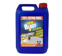 Patio Blast Cleaner Fluid - High-Efficacy Algae, Moss, & Mould Remover for Garden, Paths, Drives, & Decking - Long-Lasting Spray & Leave Formula, 5L