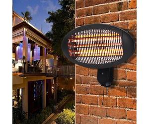 Patio Ceiling Heater Hanging Indoor Tent Halogen Outdoor Electric Wall Mount 2kW ompliant]